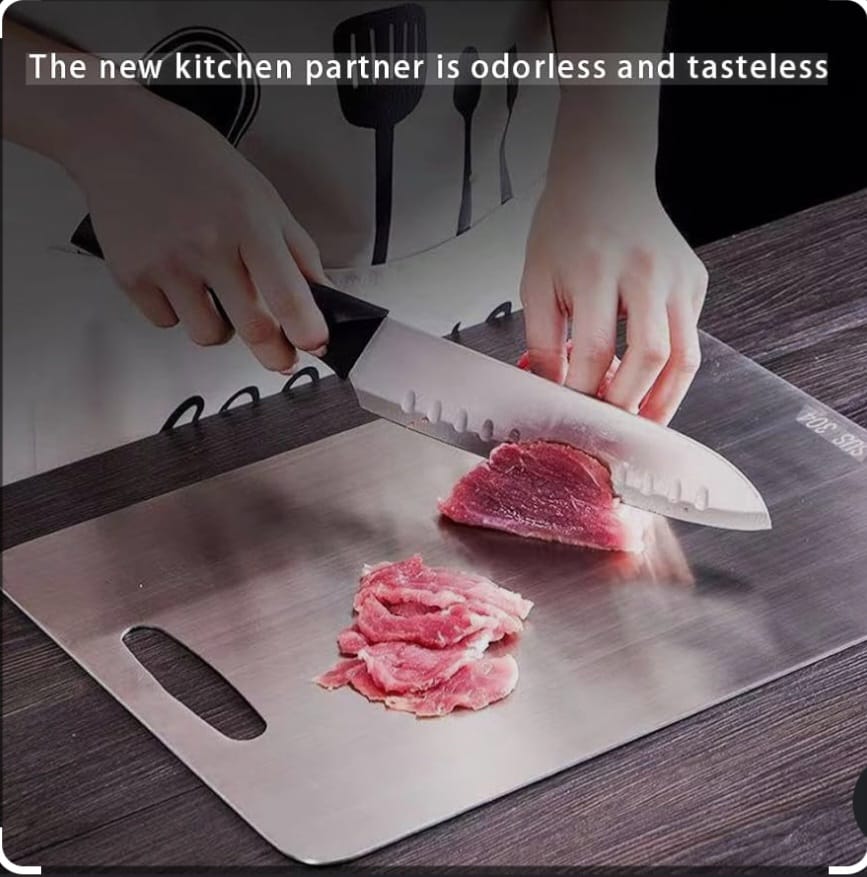 Titanium Stainless Steel cutting  Board