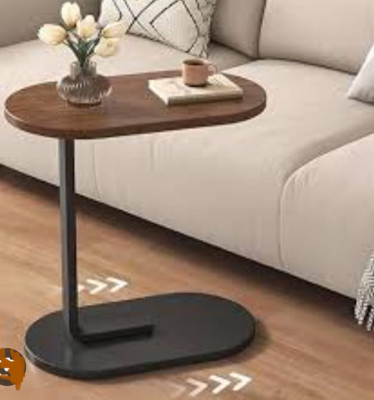 C- shaped side table