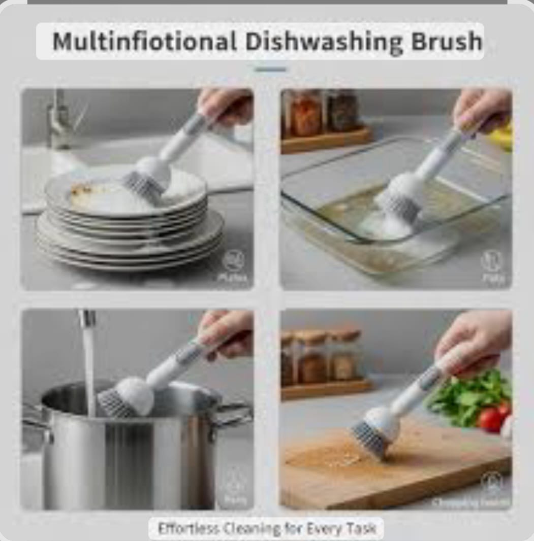 6 -in-1 multi-functional dish brush