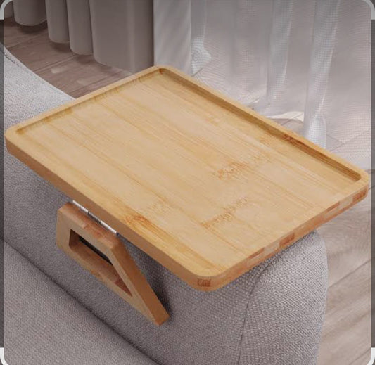 Clip-on-couch tray