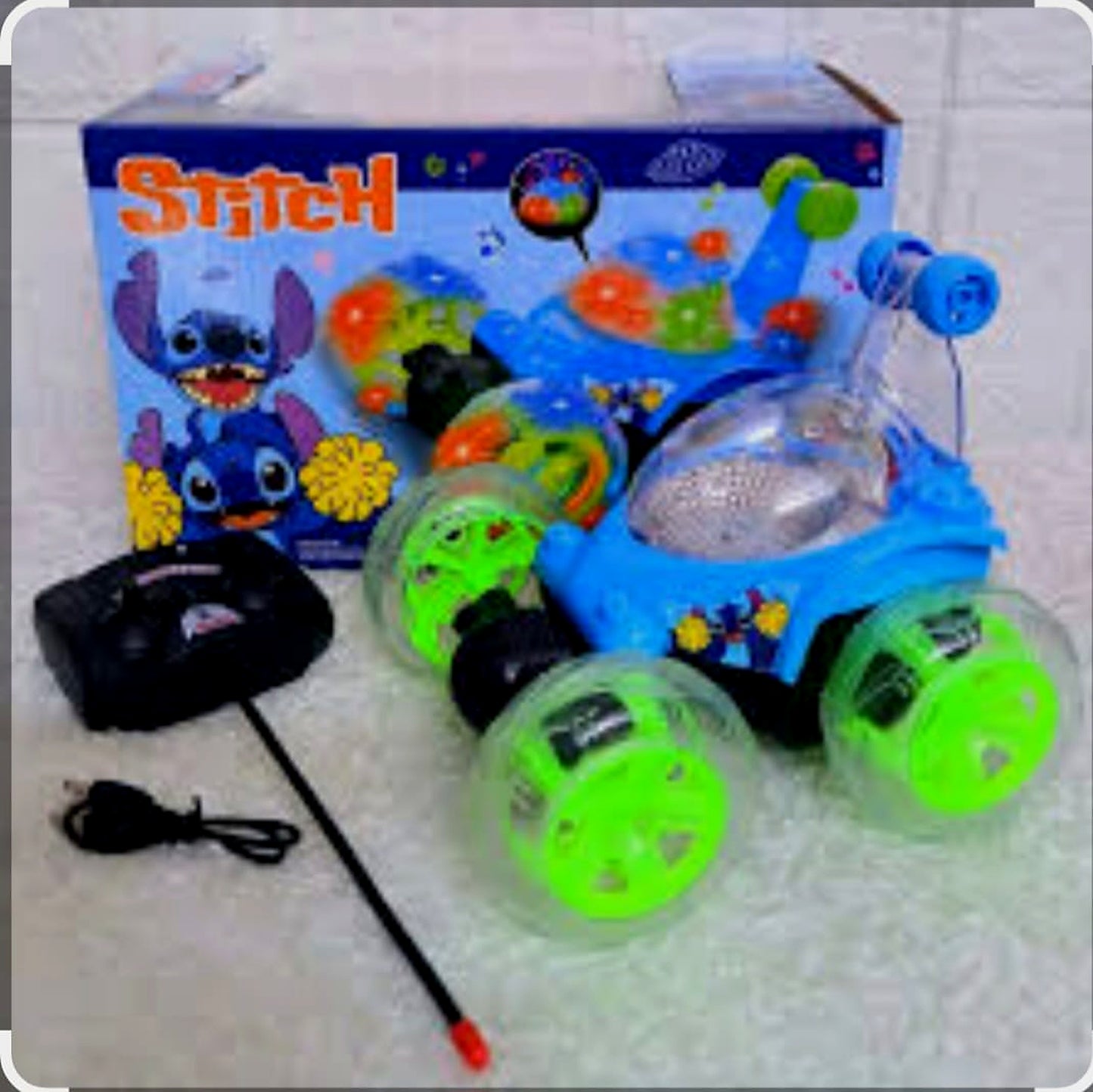 Stitch Crazy Car